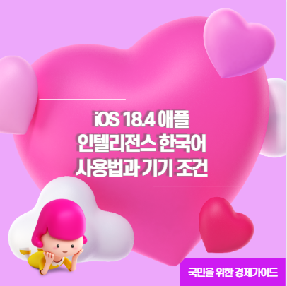 iOS 18.4 애플 인텔리전스 한국어 사용법과 기기 조건