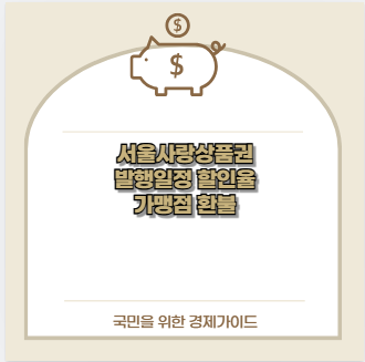 서울Pay 플러스 서울사랑상품권 할인 구매 방법