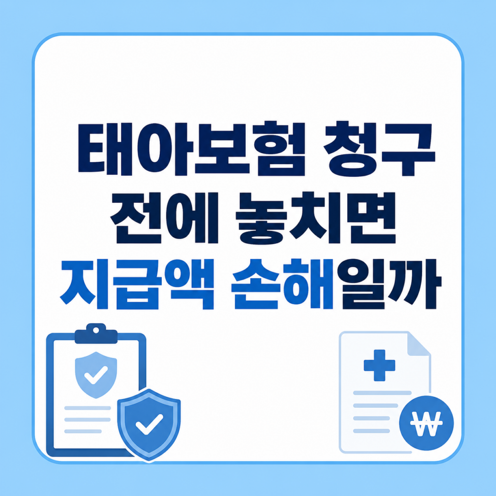 태아보험 청구 지급 조건과 필요 서류를 살피는 모습
